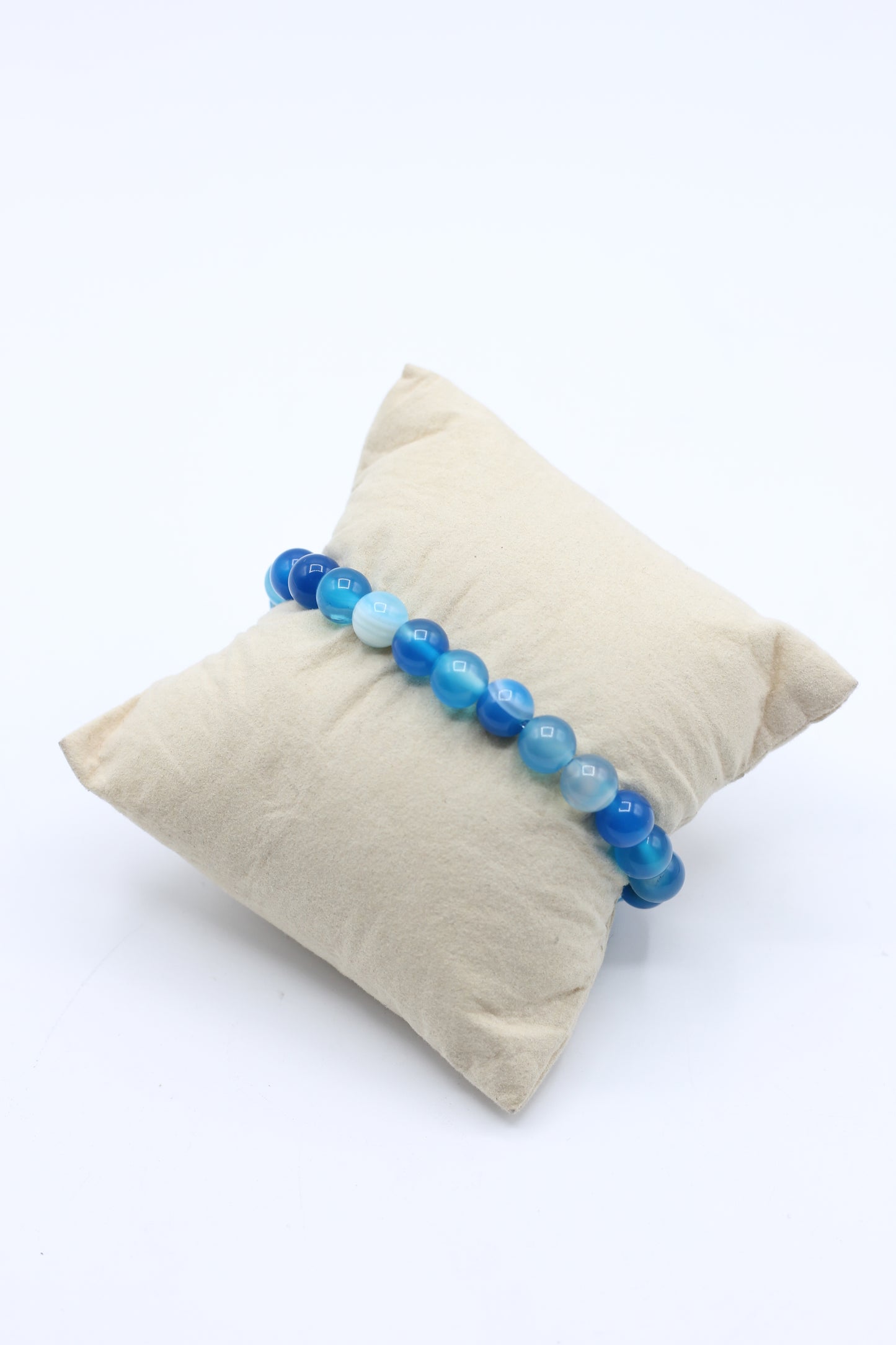 Bracelet - Agate bleue