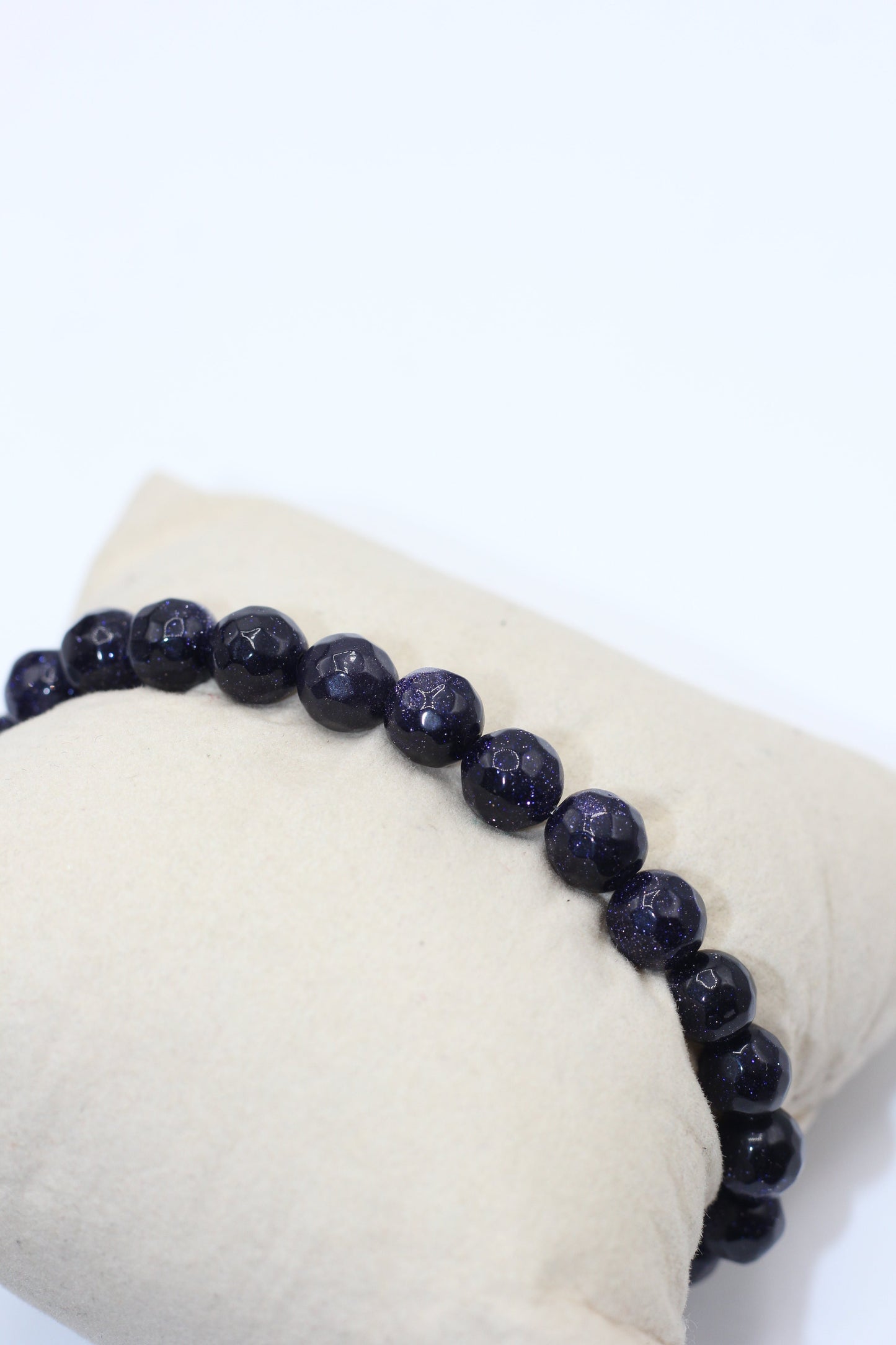 Bracelet - Pierre de sable bleue