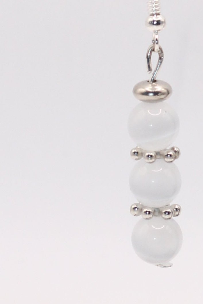 Boucles d'oreilles - Sélénite