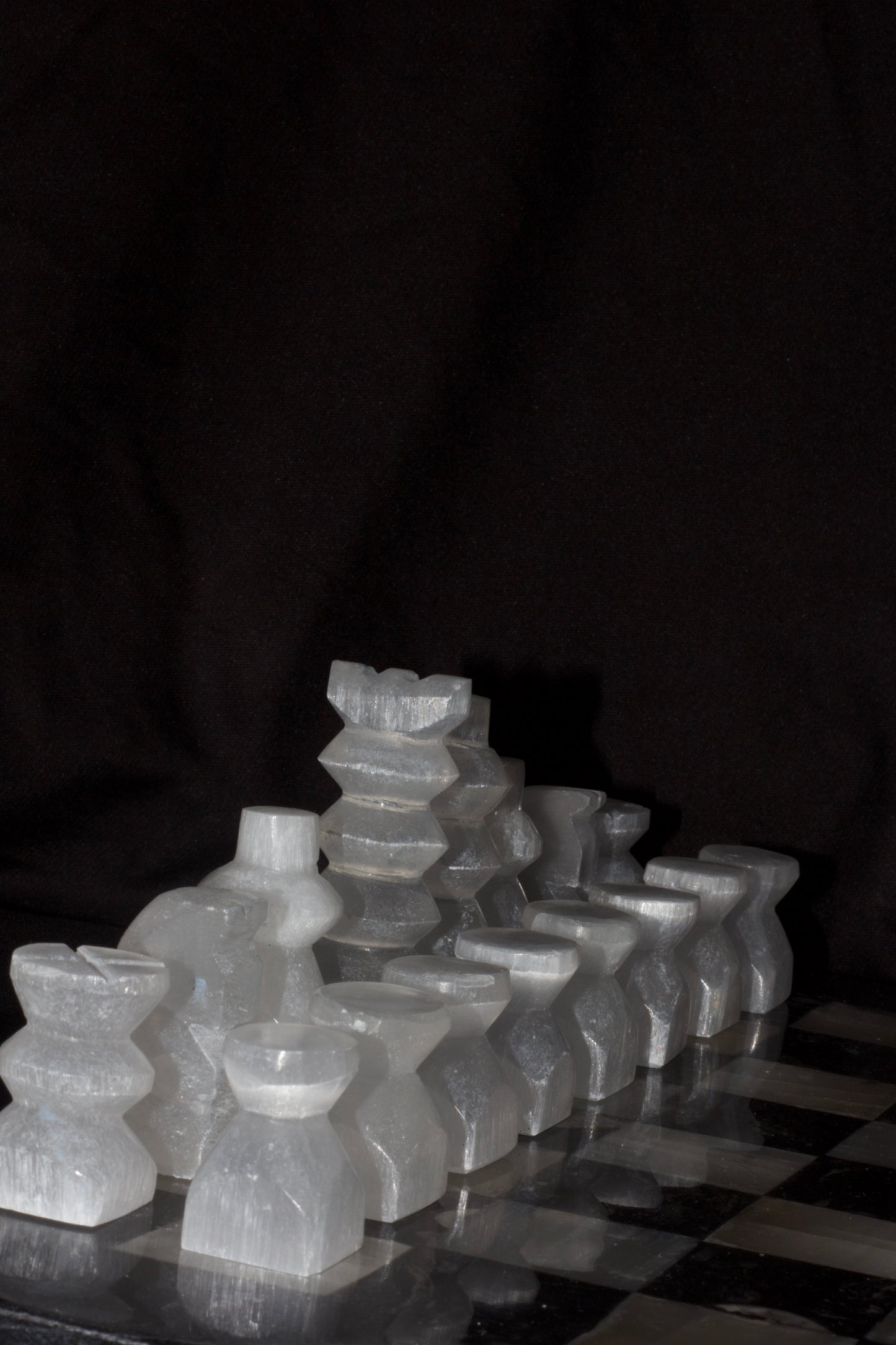 Jeu d'échecs en marbre