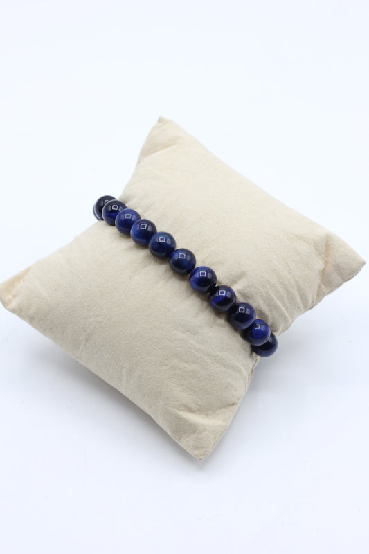 Bracelet - Oeil de Tigre (bleu)
