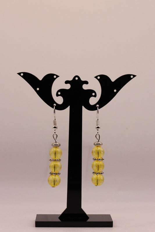 Boucles d'oreilles - Citrine