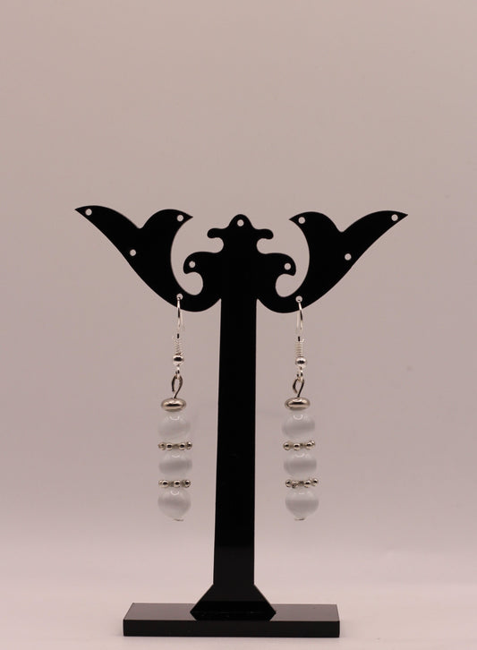 Boucles d'oreilles - Sélénite