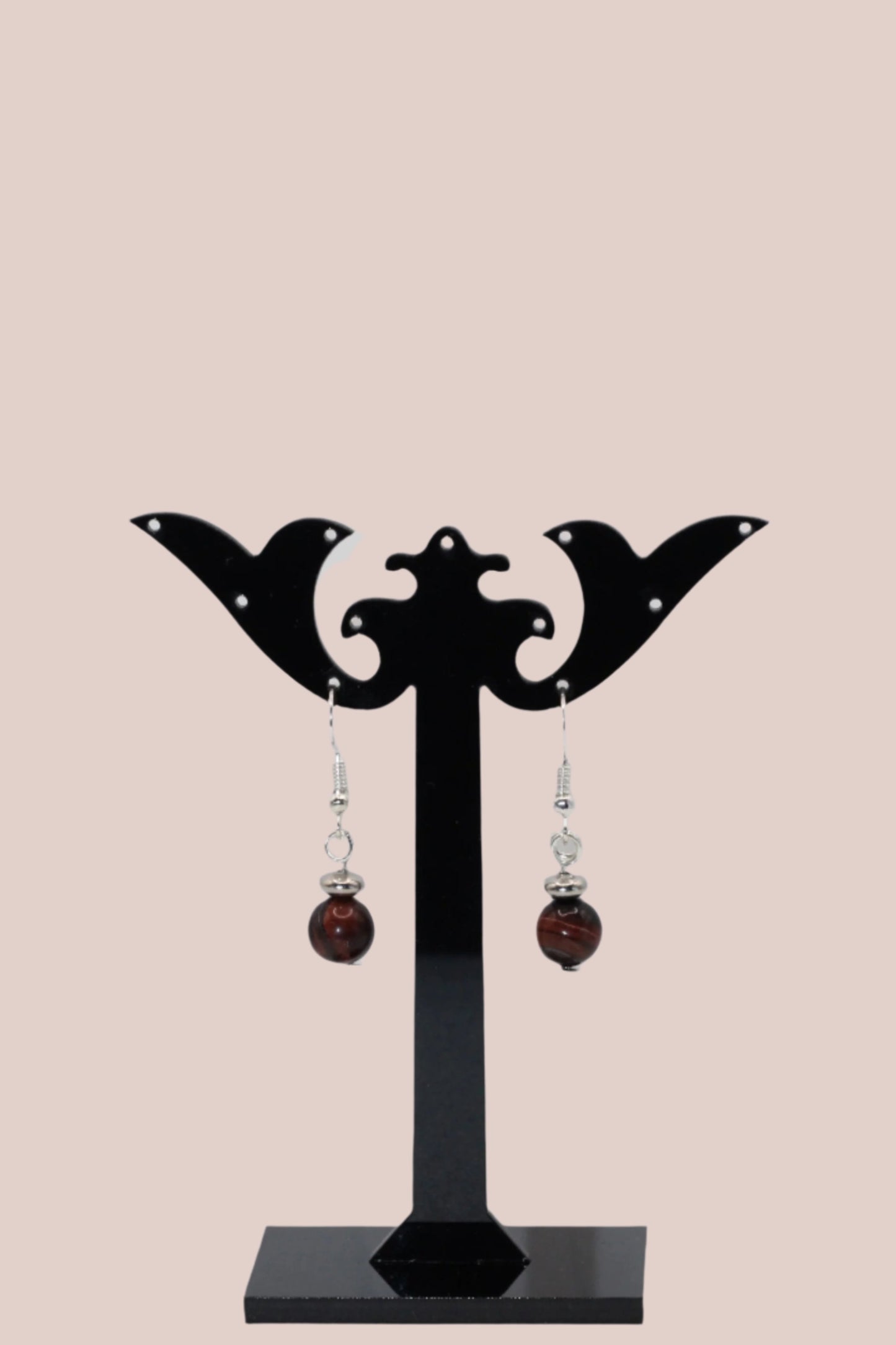Boucles d'oreilles - Oeil de taureau